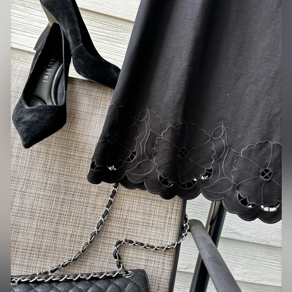 Talbots Black Sleeveless Mini Dress - Picture 3 of 7